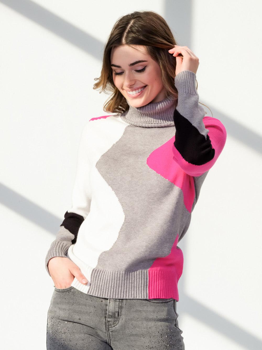 Alison Sheri Pullover Style A40232 - Jumper AW22, Jumper, Multi Coloured, New, Pullover, Sale ginasmartboutique