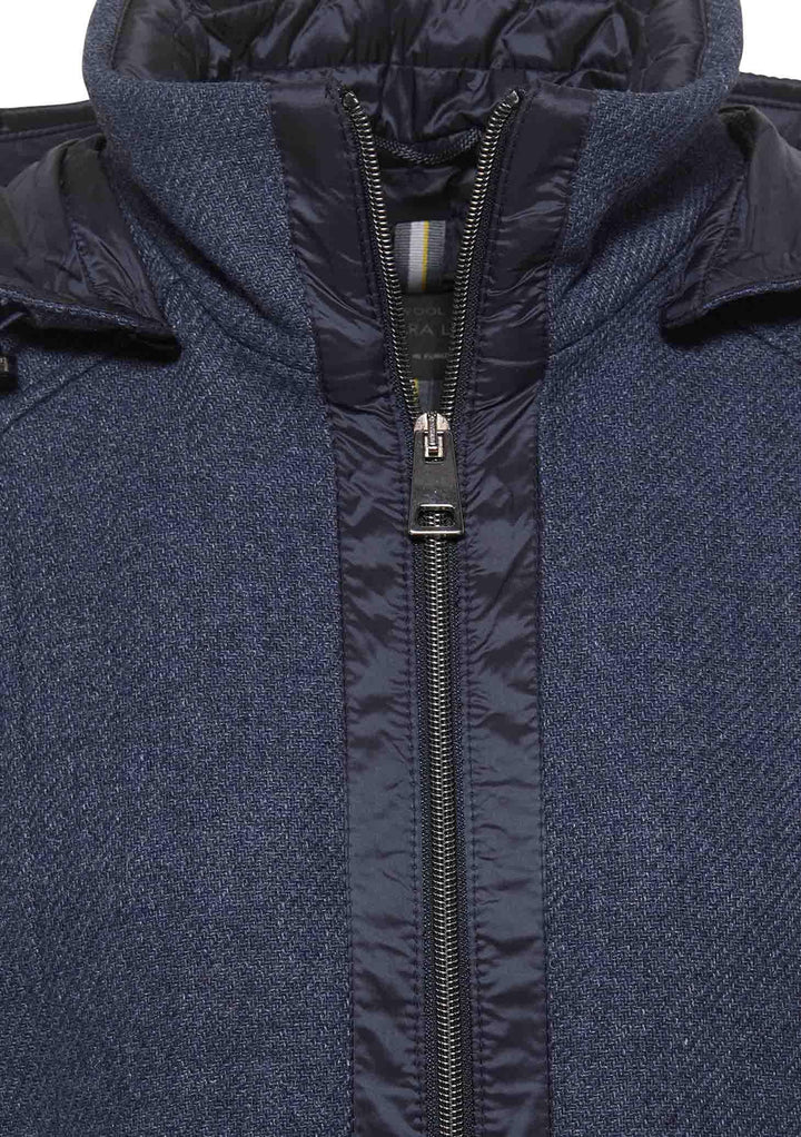 Barbara Lebek Style 10070022-82 Jacket with Hood - AW22, Indigo, Jacket, Sale ginasmartboutique