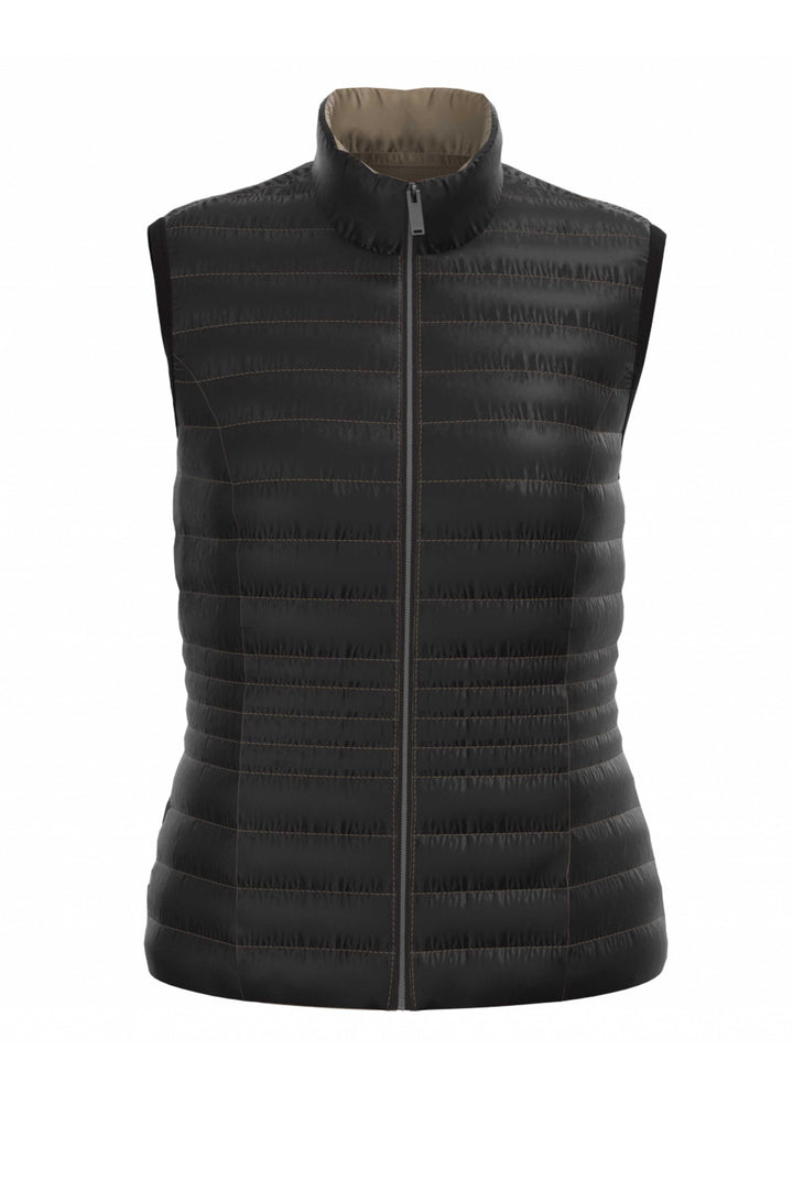 Barbara Lebek 36560012-31 Reversible Gilet - Gilet AW21, Gilet, Reversible, Sale ginasmartboutique