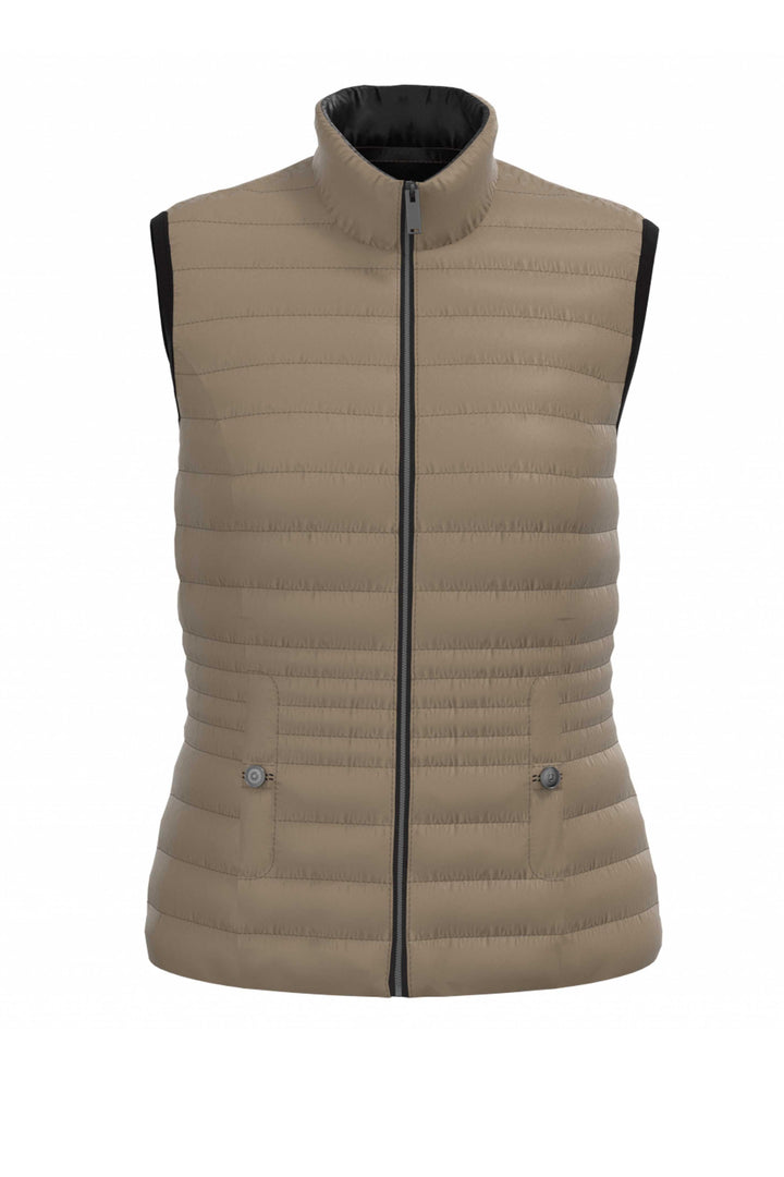 Barbara Lebek 36560012-31 Reversible Gilet - Gilet AW21, Gilet, Reversible, Sale ginasmartboutique