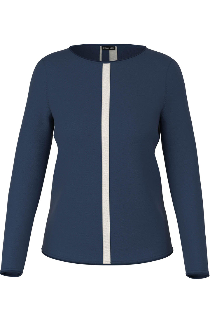 Barbara Lebek 56170022-87 Pullover - Navy, Pullover, Sale, SS22 ginasmartboutique