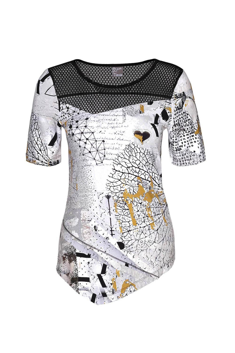 Dolcezza Top - Style 22653 - Print, Sale, SS22, T-Shirt, Top ginasmartboutique