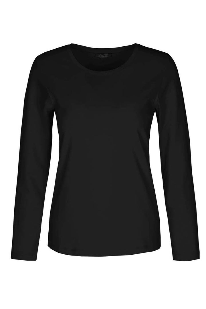 Dolcezza Top - Style 72500 - T-Shirt AW22, Black, New, Pullover, Sale, Top ginasmartboutique