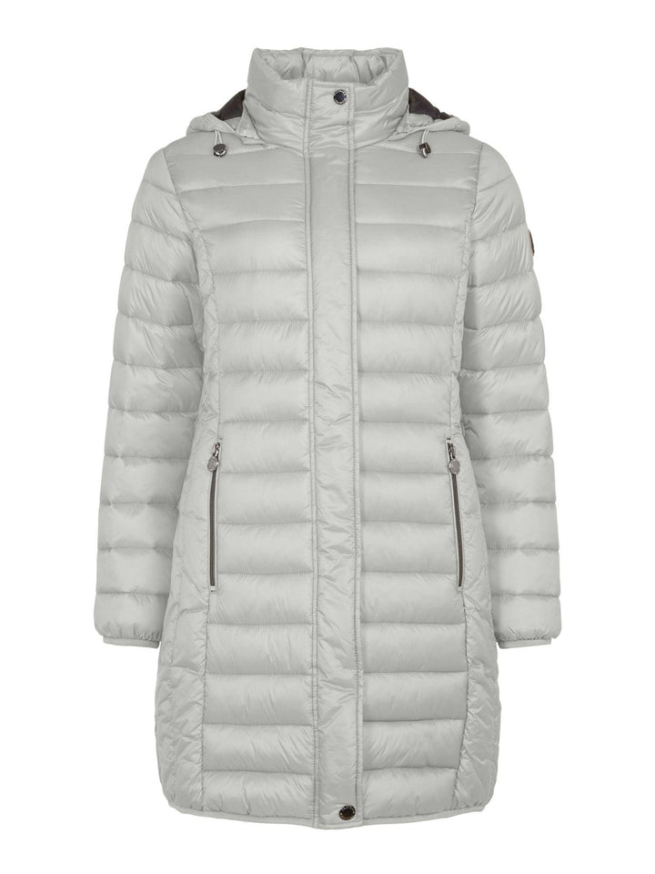 Frandsen Coat Style 527-588-96 - AW22, Coat, Jacket, New, Off White, Sale, Silver ginasmartboutique