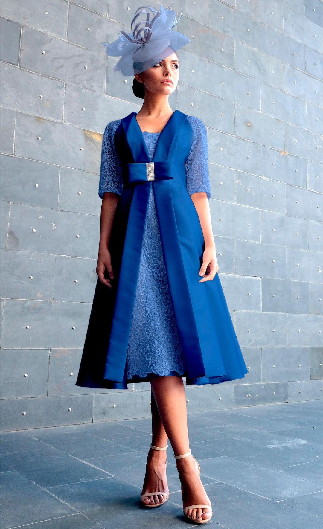 Gabriela Sanchez - 6722 - Dress & Coat Dress, Mother of the bride, Mother of the groom, Royal Blue, wedding guest ginasmartboutique