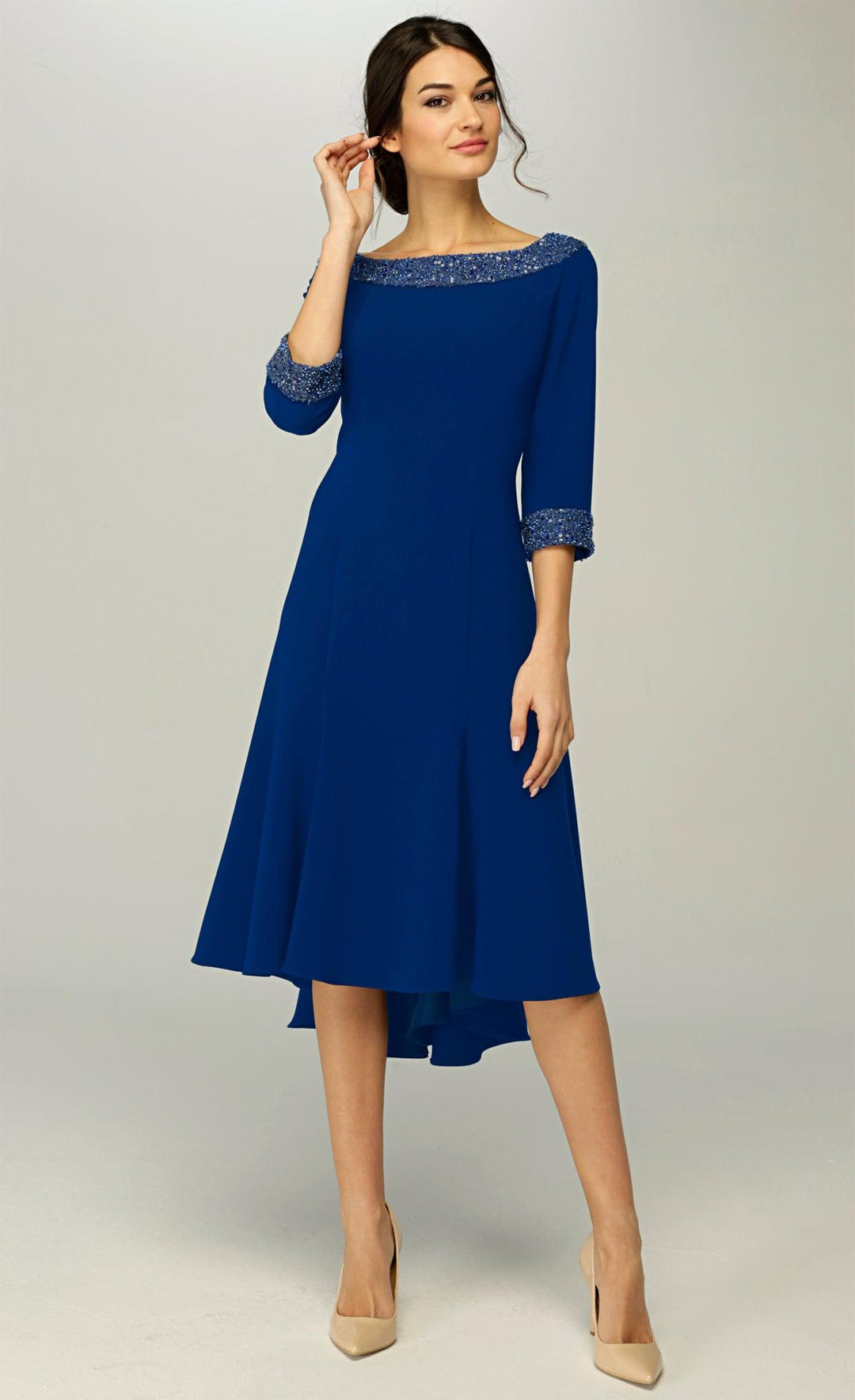 Gabriela Sanchez 6761 - Dress Blue, Dress, Mother of the bride, Mother of the groom, wedding guest ginasmartboutique