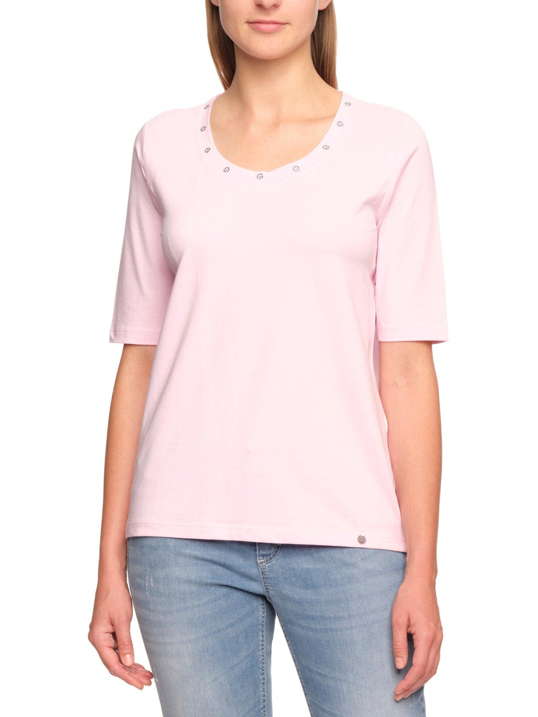 Gollehaug T-Shirt - Style 02311-23230-431 - Flamingo, New, SS23, T-Shirt, Top ginasmartboutique