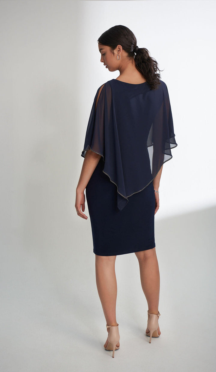Joseph Ribkoff Midnight Blue Dress Style 221062 - Dress, Midnight Blue, SS22 ginasmartboutique