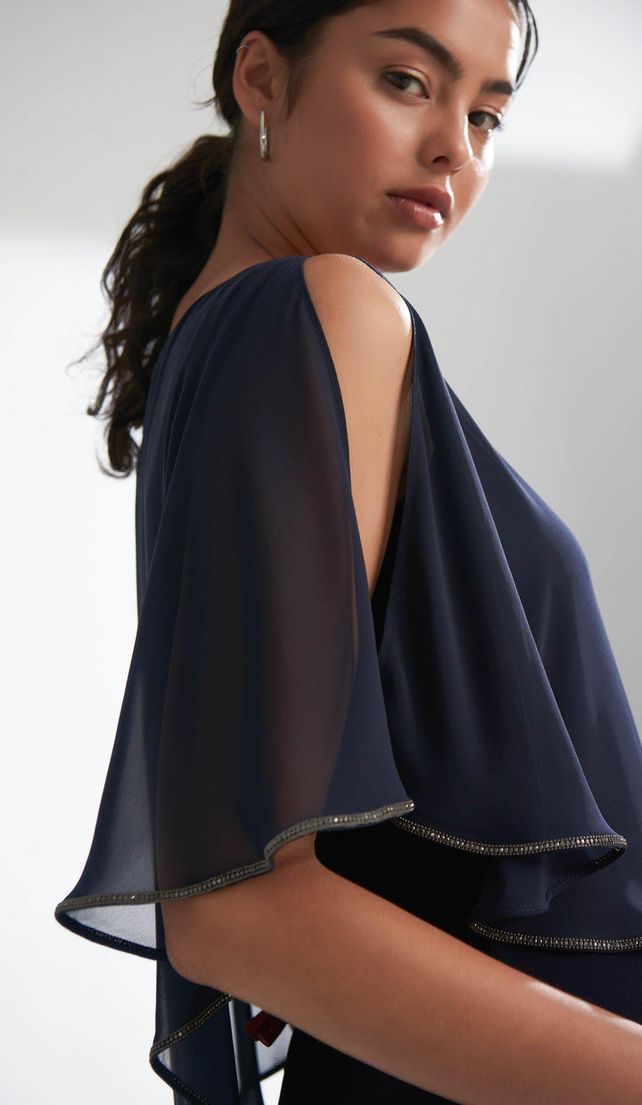 Joseph Ribkoff Midnight Blue Dress Style 221062 - Dress, Midnight Blue, SS22 ginasmartboutique