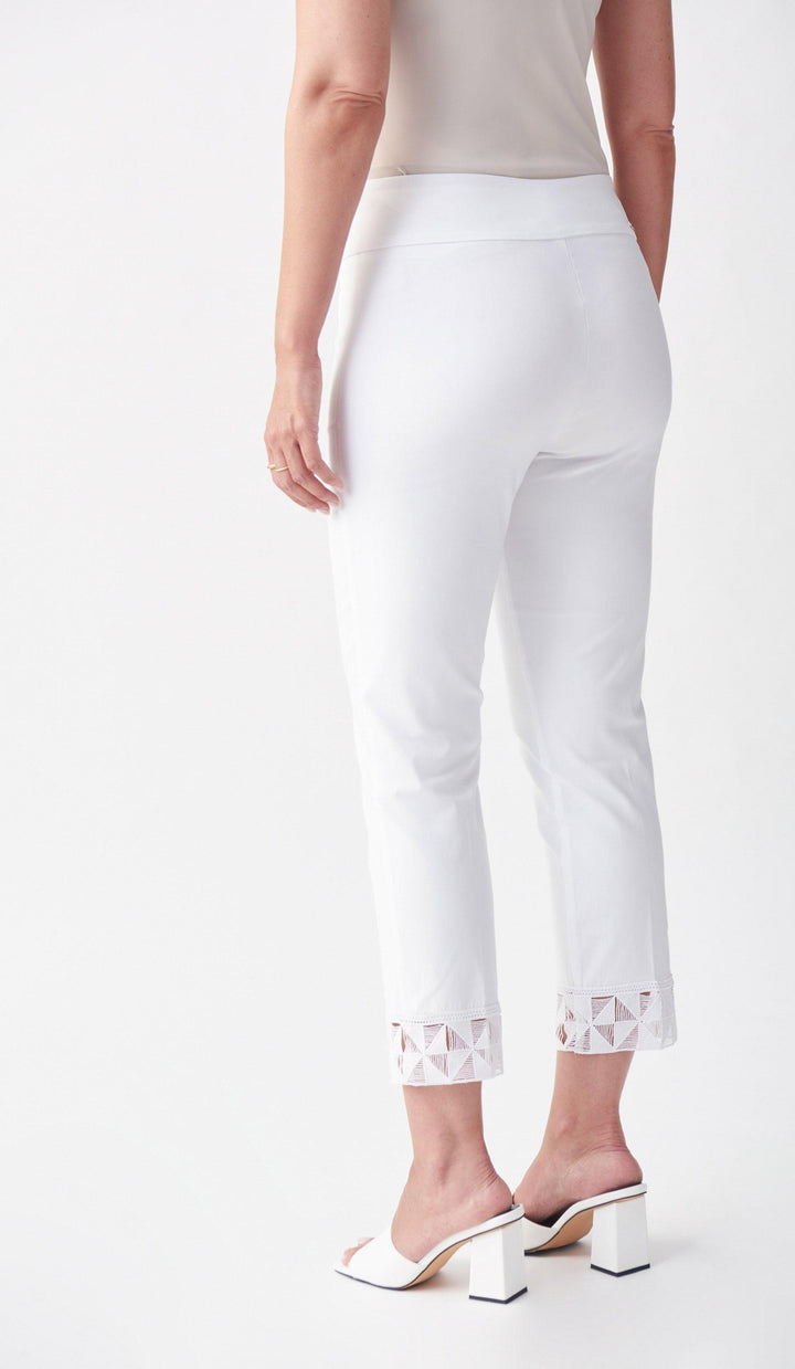 Joseph Ribkoff White Capri Style 221286 - Capris, New, SS22, White ginasmartboutique