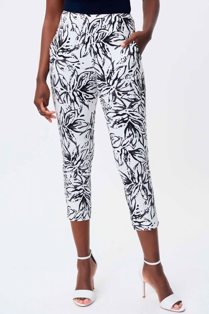 Joseph Ribkoff Vanilla/ Black Trousers Style 231030 - trousers Black, New, SS23, Trouser, Vanilla ginasmartboutique