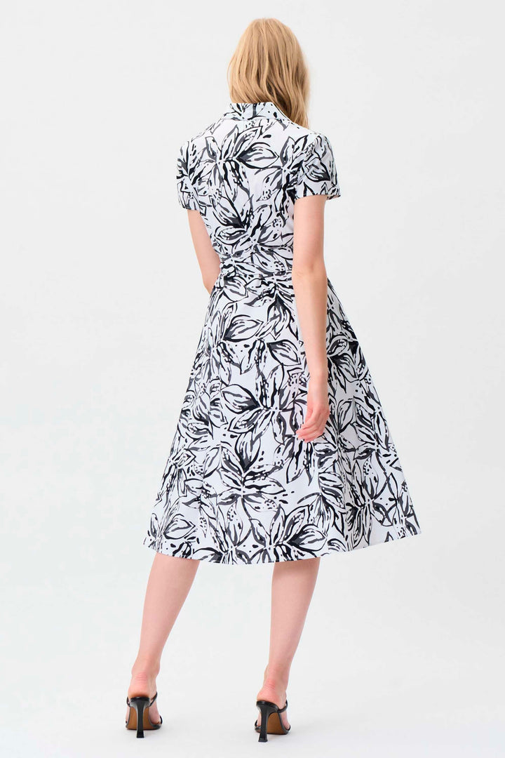 Joseph Ribkoff Vanilla/ Black Dress Style 231045 - Black, Dress, New, SS23, Vanilla ginasmartboutique