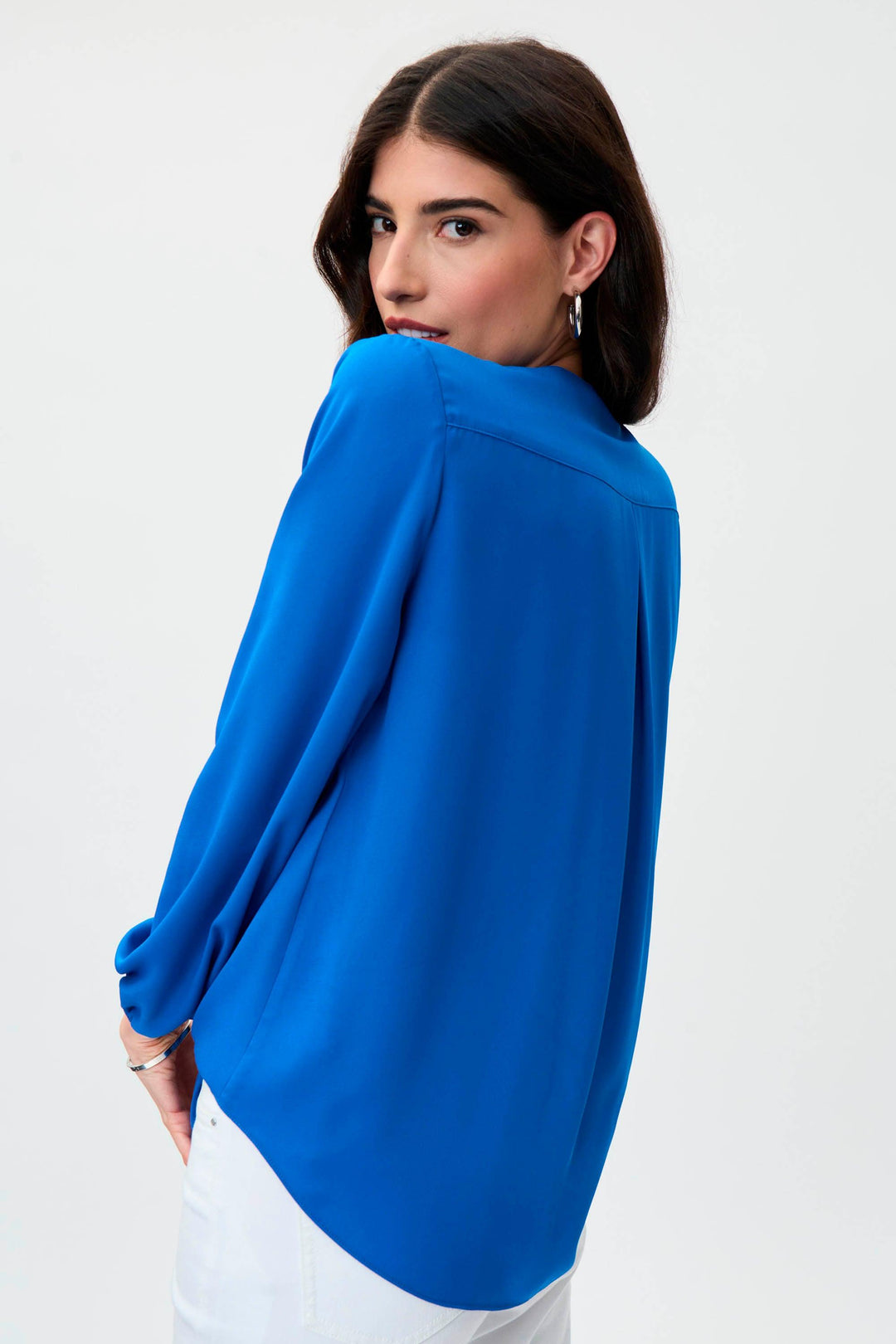 Joseph Ribkoff Blue Oasis Blouse Style 231144 - Blouse, Top Blouse, Blue, New, SS23 ginasmartboutique