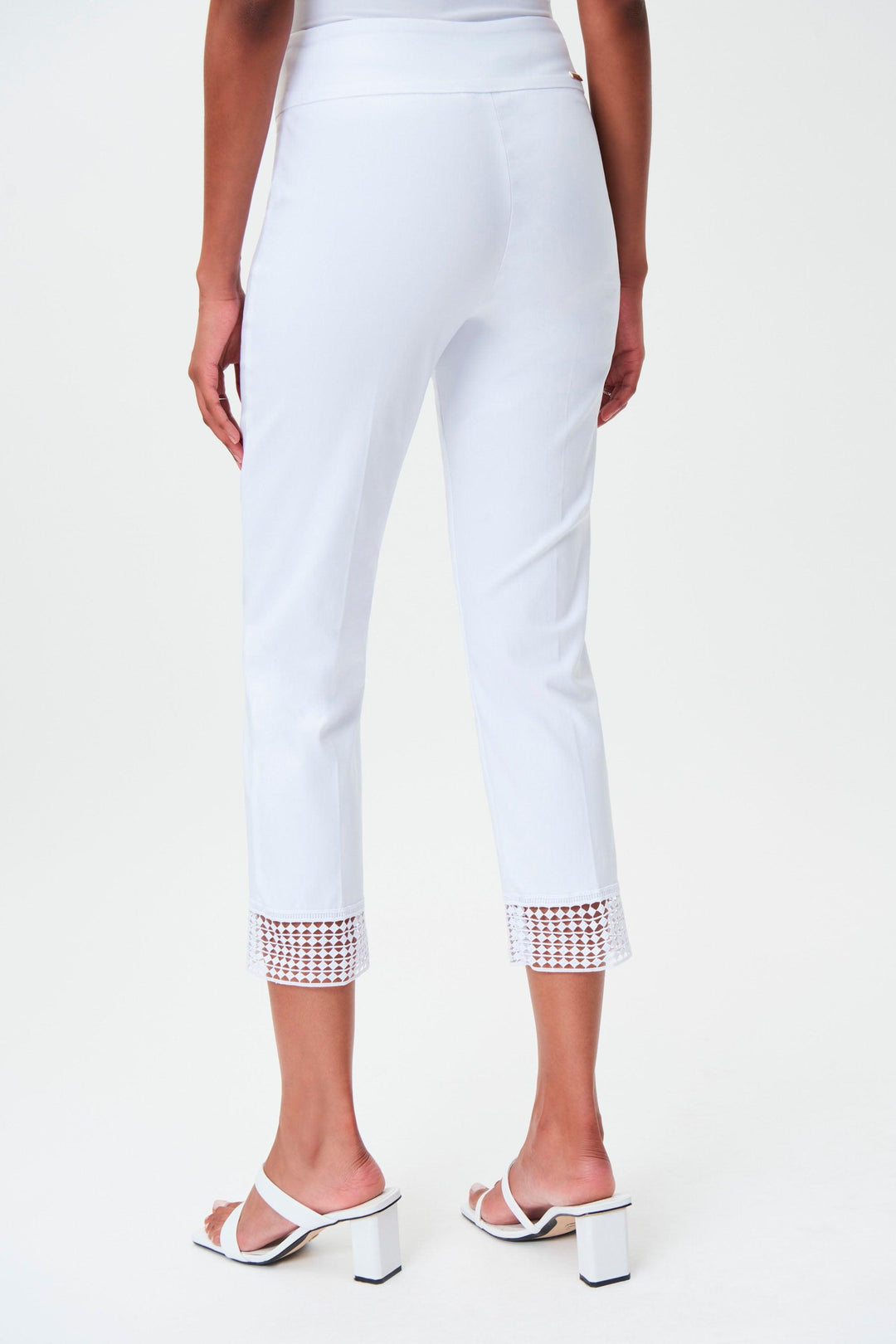 Joseph Ribkoff White Trousers Style 232249 - New, SS23, Trouser, White ginasmartboutique