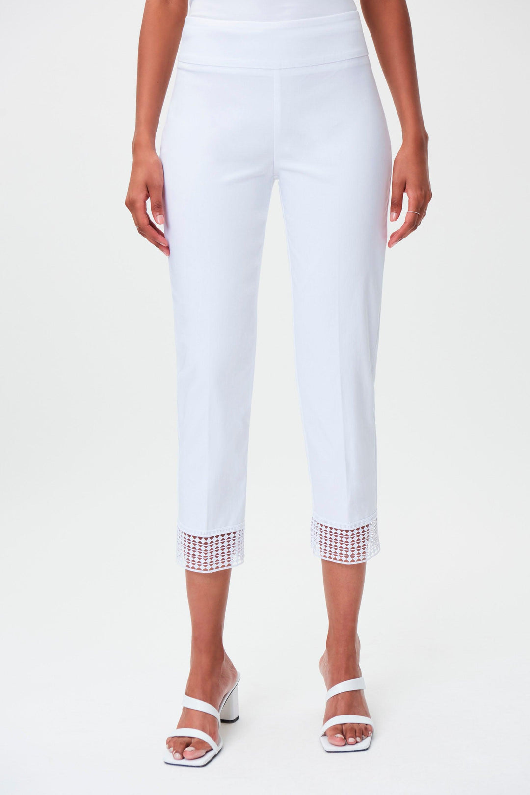 Joseph Ribkoff White Trousers Style 232249 - New, SS23, Trouser, White ginasmartboutique