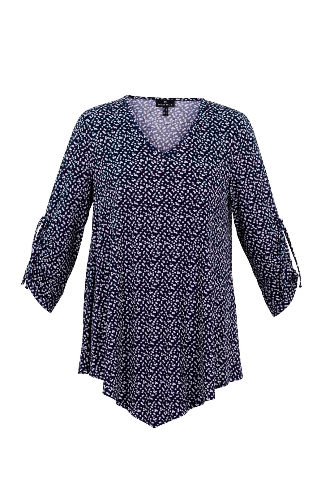 Marble Tunic Style 6956-103 - Navy, New, SS23, Tunic ginasmartboutique
