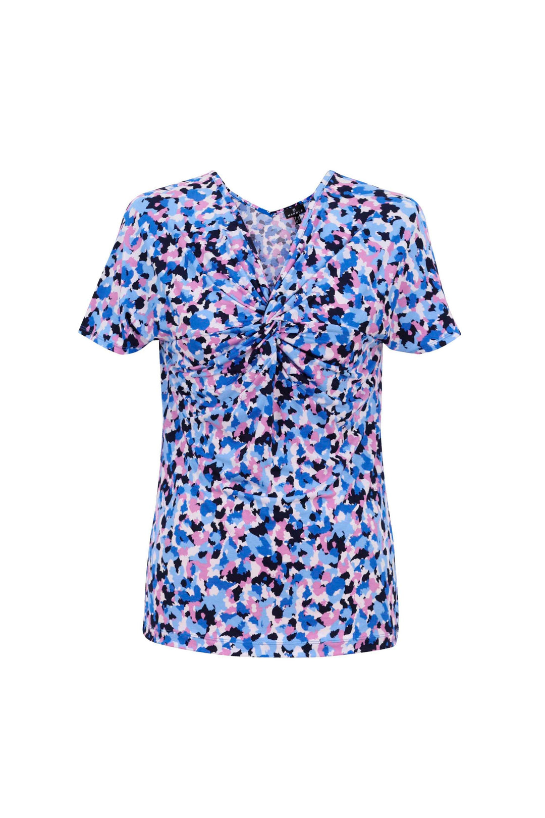 Marble Top Style 6979-141 - Top Multi Coloured, New, SS23, T-Shirt, Top ginasmartboutique